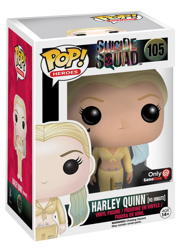 FunkoPop！105 HARLEY QUINN hq inmate限定版 Funko pop Harley Quinn hq inmate gamestop dc comics joker