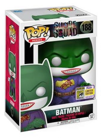 Figurine Funko Pop Suicide Squad [DC] #188 Batman en Joker