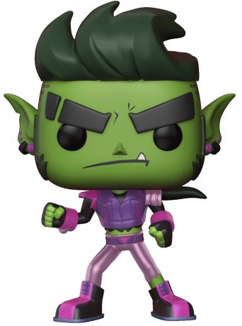 Figurine Funko Pop Teen Titans Go! #604 Changelin - Métallique