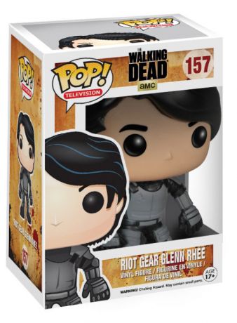 Figurine Funko Pop The Walking Dead #157 Glenn Rhee en tenue anti-émeute