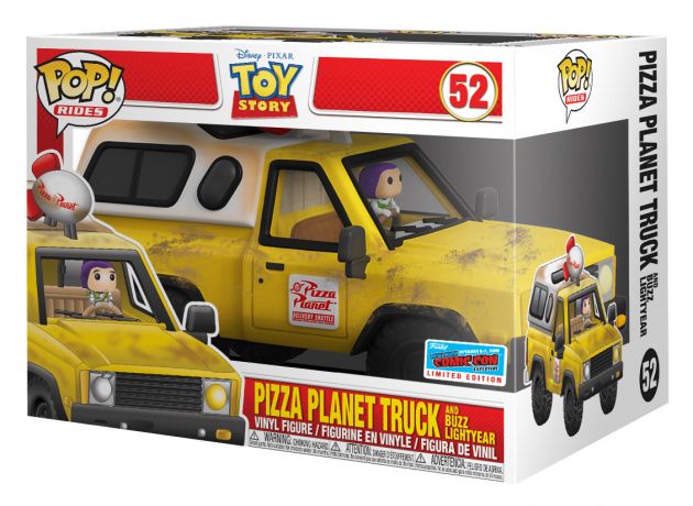 Figurine Funko Pop Toy Story [Disney] #52 Camion Pizza Planet avec Buzz l'Eclair