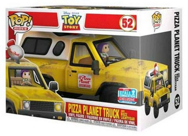 Figurine Funko Pop Toy Story [Disney] #52 Camion Pizza Planet avec Buzz l'Eclair