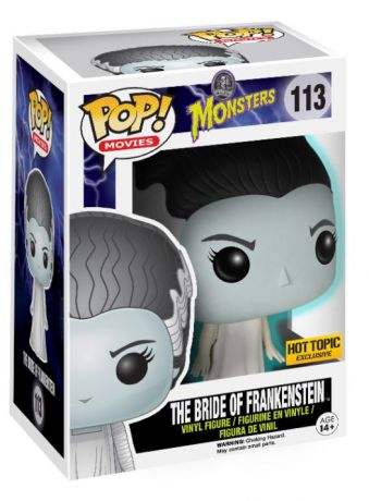 Figurine Funko Pop Universal Monsters #113 La Fiancée de Frankenstein - Brillant dans le noir