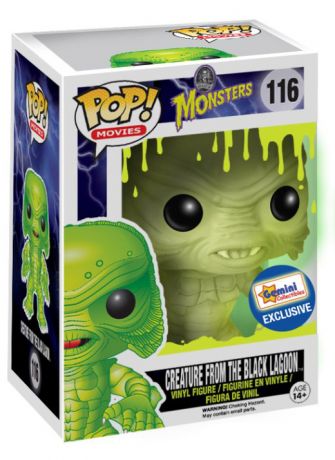 Figurine Funko Pop Universal Monsters #116 L’Étrange créature du lac Noir - Brillant dans le noir