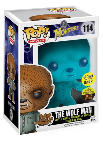 Figurine Funko Pop Universal Monsters #114 Loup Garou - Brillant dans le noir