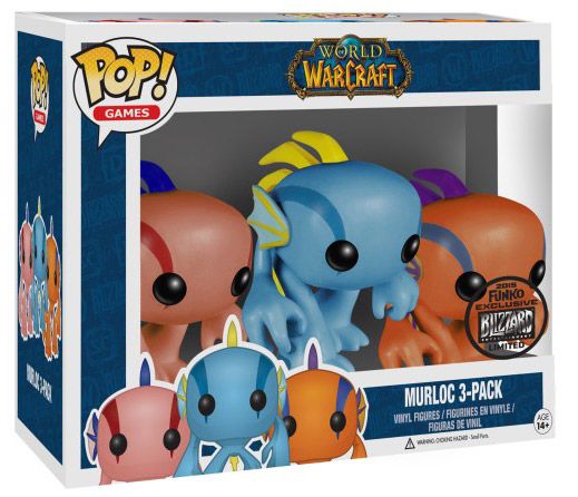 Figurine Funko Pop World of Warcraft Murloc - 3 Pack