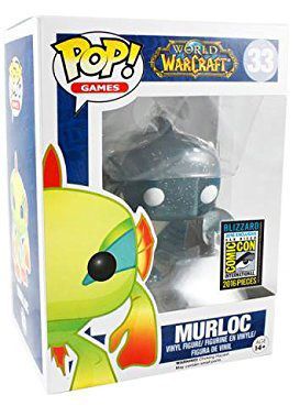 Figurine Funko Pop World of Warcraft #33 Murloc Spectral - Bleu Translucent & Pailleté