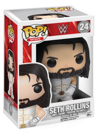 Figurine Funko Pop WWE #24 Seth Rollins - Blanc