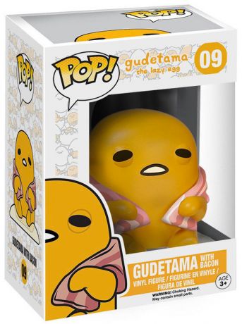 Figurine Funko Pop Sanrio #09 Gudetama The Lazy Egg - Avec Bacon