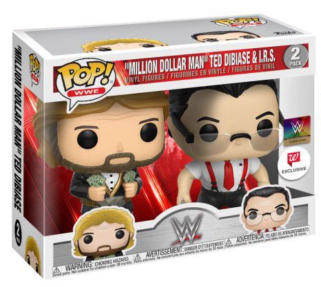 Figurine Funko Pop WWE IRS & Million Dollar Man - 2 pack