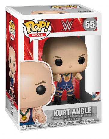 Figurine Funko Pop WWE #55 Kurt Angle en tenue de Ring