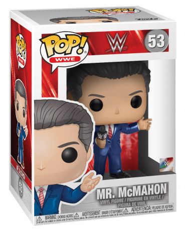 Figurine Funko Pop WWE #53 Vince McMahon en costume