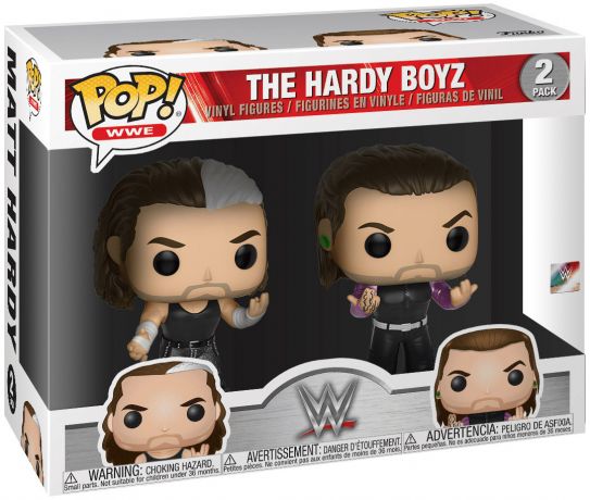 Figurine Funko Pop WWE Les Hardy Boyz - 2 Pack