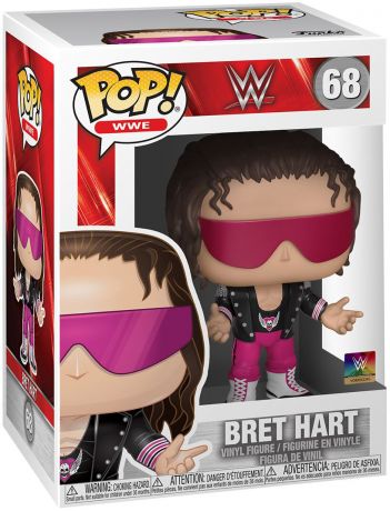 Figurine Funko Pop WWE #68 Bret Hart avec veste