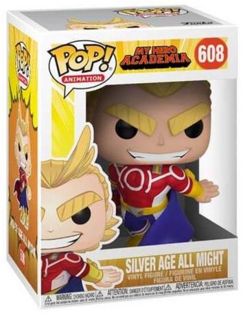 Figurine Funko Pop My Hero Academia #608 L'âge d'Argent All Might