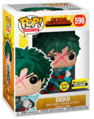 Figurine Funko Pop My Hero Academia #596 Deku - Brillant dans le noir