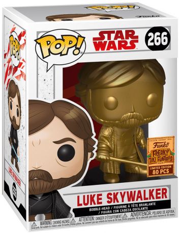Figurine Funko Pop Star Wars 8 : Les Derniers Jedi #266 Luke Skywalker - Or