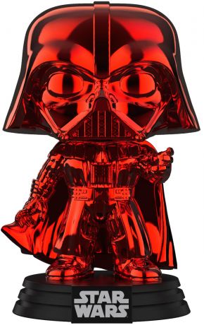 Figurine Funko Pop Star Wars 6 : Le Retour du Jedi #157 Dark Vador - Chromé Rouge