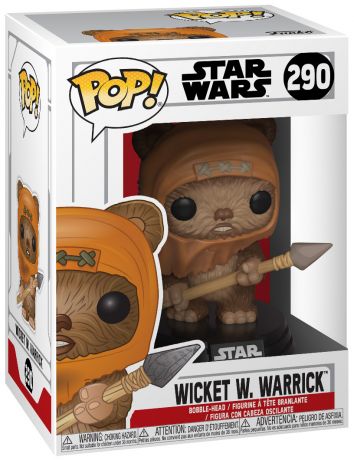Figurine Funko Pop Star Wars 6 : Le Retour du Jedi #290 Wicket W. Warrick