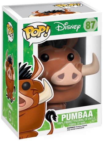 Figurine Funko Pop Le Roi Lion [Disney] #87 Pumbaa