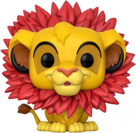 Figurine Funko Pop Le Roi Lion [Disney] #302 Simba avec Crinière de Feuilles