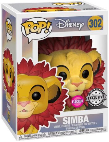 Figurine Funko Pop Le Roi Lion [Disney] #302 Simba avec Crinière de Feuilles - Floqué