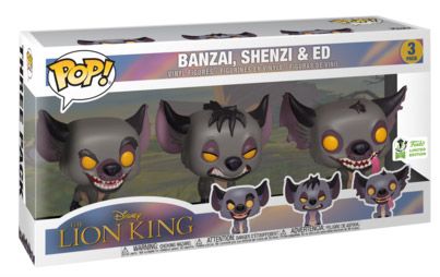 Figurine Funko Pop Le Roi Lion [Disney] Banzai, Shenzi & Ed - 3 pack