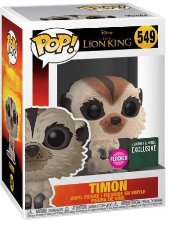 Figurine Funko Pop Le Roi Lion 2019 [Disney] #549 Timon - Floqué