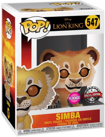 Figurine Funko Pop Le Roi Lion 2019 [Disney] #547 Simba - Floqué