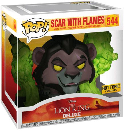 Figurine Funko Pop Le Roi Lion [Disney] #544 Scar avec Flammes