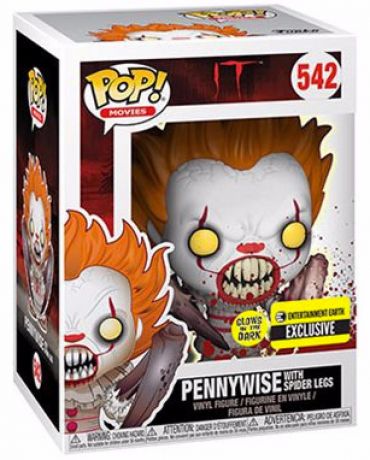 Figurine Funko Pop Ça #542 Grippe-Sou avec Pattes d'Araignée - Brillant dans le noir