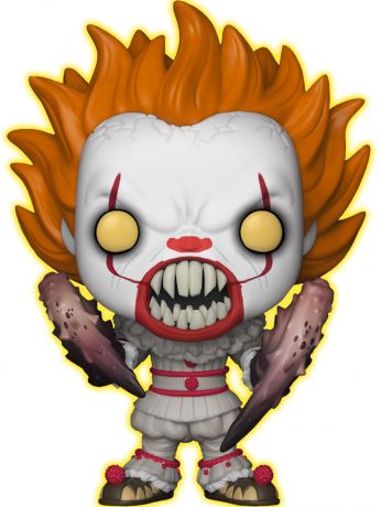 Figurine Funko Pop Ça #542 Grippe-Sou avec Pattes d'Araignée - Brillant dans le noir