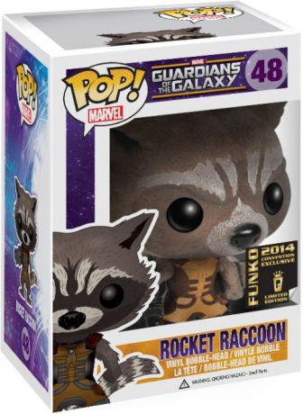 Figurine Funko Pop Les Gardiens de la Galaxie [Marvel] #48 Rocket Raccoon - Floqué