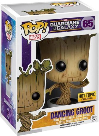 Figurine Funko Pop Les Gardiens de la Galaxie [Marvel] #65 Groot Danse (Bleu)