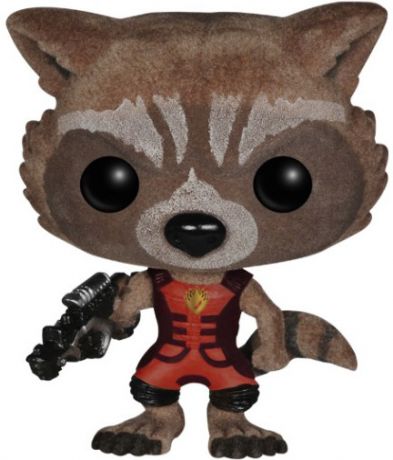 Figurine Funko Pop Les Gardiens de la Galaxie [Marvel] #48 Rocket le Raton Laveur avec Tenue de Ravager - Floqué