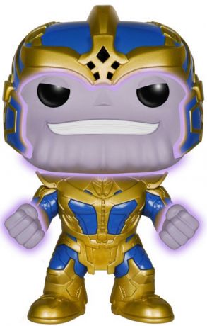 Figurine Funko Pop Les Gardiens de la Galaxie [Marvel] #78 Thanos - 15 cm & Brillant dans le Noir