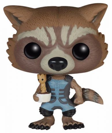 Figurine Funko Pop Les Gardiens de la Galaxie [Marvel] #93 Rocket avec Bébé Groot