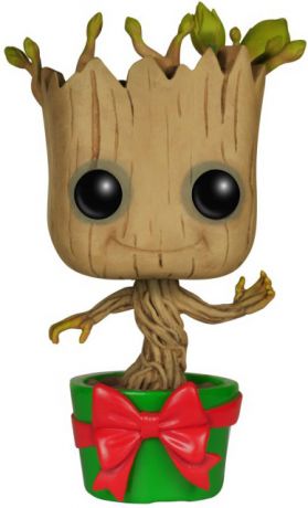 Figurine Funko Pop Les Gardiens de la Galaxie [Marvel] #101 Groot de Noël Dansant