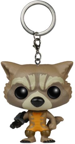 Figurine Funko Pop Les Gardiens de la Galaxie [Marvel] Rocket Raccoon - Porte-clés