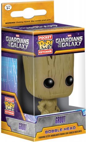 Figurine Funko Pop Les Gardiens de la Galaxie [Marvel] Groot - Porte-clés