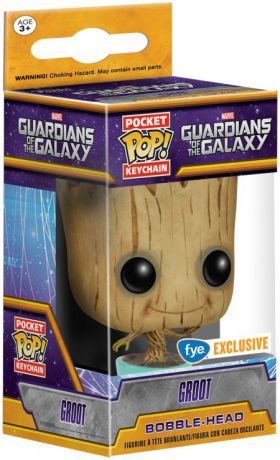 Figurine Funko Pop Les Gardiens de la Galaxie [Marvel] Bébé Groot - Porte-clés