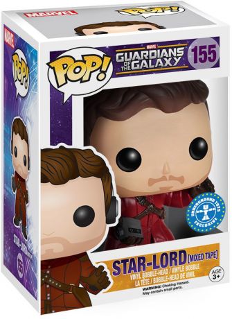 Figurine Funko Pop Les Gardiens de la Galaxie [Marvel] #155 Star-Lord avec Radio-Cassette