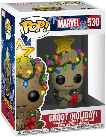 Figurine Funko Pop Les Gardiens de la Galaxie 2 [Marvel] #530 Groot de Noël