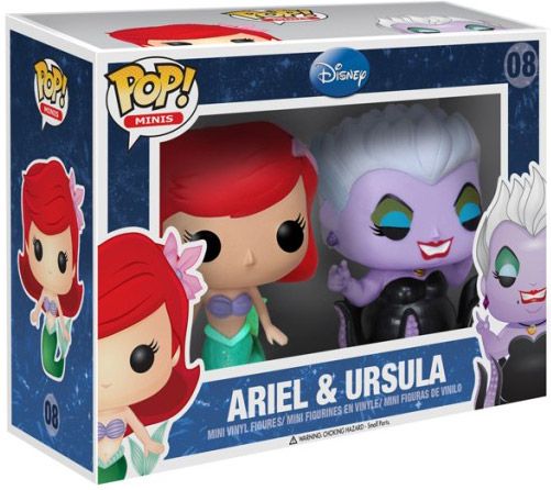 Figurine Funko Pop Disney #08 Ariel & Ursula - 2 pack