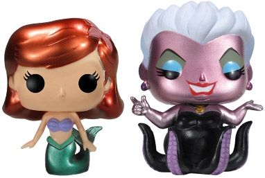 Figurine Funko Pop Disney Ariel & Ursula - 2 pack - Métallique