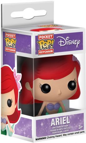 Figurine Funko Pop La Petite Sirène [Disney] Ariel - Porte-clés - Pailleté