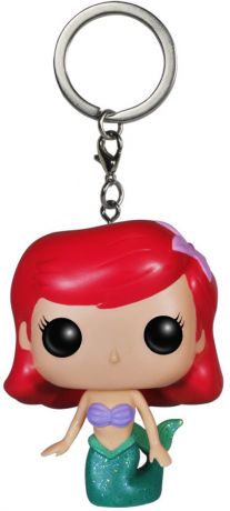 Figurine Funko Pop La Petite Sirène [Disney] Ariel - Porte-clés - Pailleté