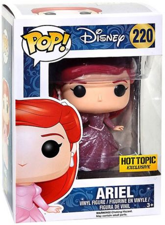 Figurine Funko Pop La Petite Sirène [Disney] #220 Ariel Dansant - Pailleté