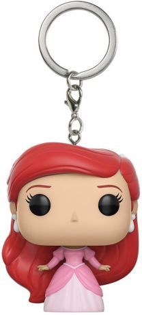 Figurine Funko Pop La Petite Sirène [Disney] Ariel Robe Rose - Porte-clés