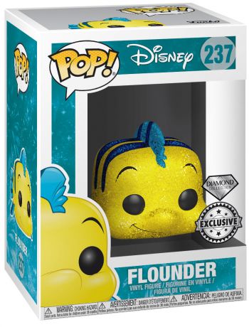 Figurine Funko Pop La Petite Sirène [Disney] #237 Polochon - Pailleté